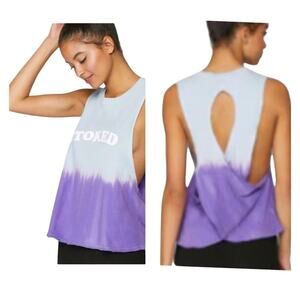 Spiritual Gangster Blue and Purple Tank Top